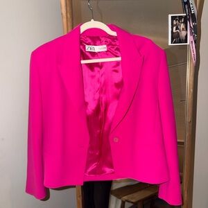 Zara Women's Fuchsia Blazer